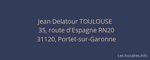 Jean Delatour TOULOUSE