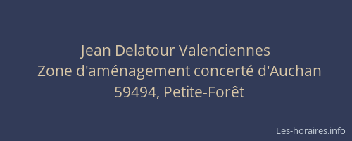 Jean Delatour Valenciennes