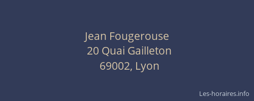 Jean Fougerouse