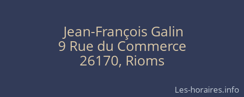 Jean-François Galin