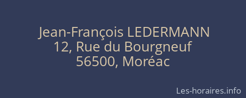 Jean-François LEDERMANN