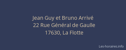 Jean Guy et Bruno Arriv&eacute;