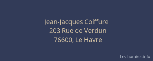 Jean-Jacques Coiffure
