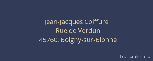 Jean-Jacques Coiffure