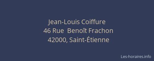 Jean-Louis Coiffure