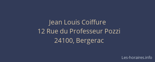 Jean Louis Coiffure