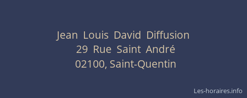 Jean  Louis  David  Diffusion