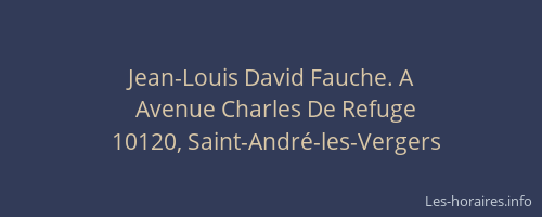 Jean-Louis David Fauche. A