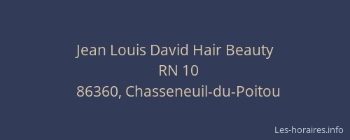 Jean Louis David Hair Beauty