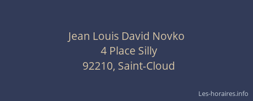 Jean Louis David Novko
