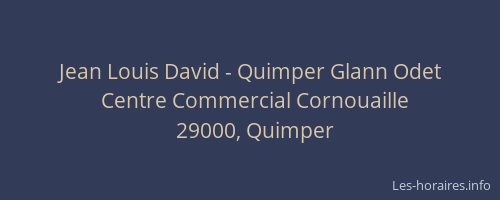 Jean Louis David - Quimper Glann Odet