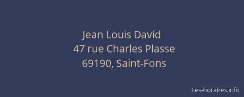 Jean Louis David
