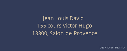 Jean Louis David