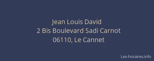 Jean Louis David