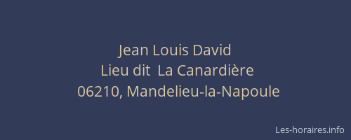 Jean Louis David