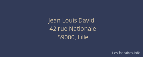 Jean Louis David