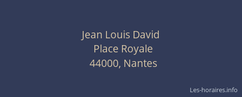 Jean Louis David