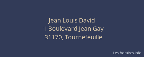 Jean Louis David