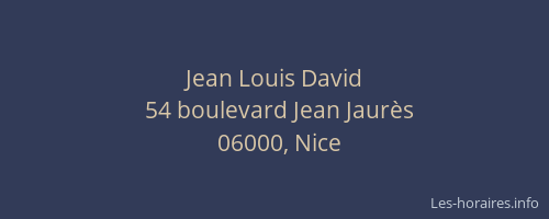 Jean Louis David