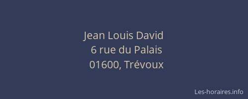 Jean Louis David
