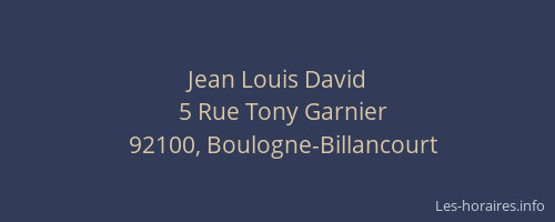 Jean Louis David