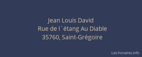 Jean Louis David