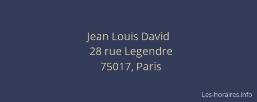 Jean Louis David