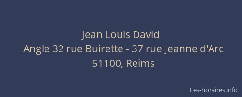Jean Louis David