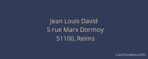 Jean Louis David