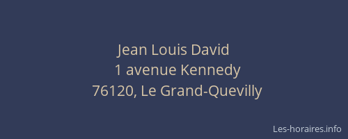 Jean Louis David