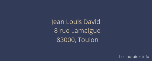 Jean Louis David