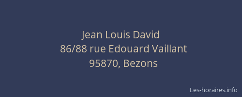 Jean Louis David