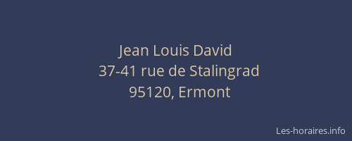 Jean Louis David