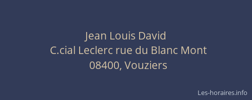 Jean Louis David
