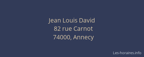 Jean Louis David