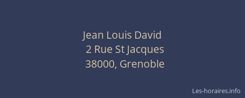 Jean Louis David