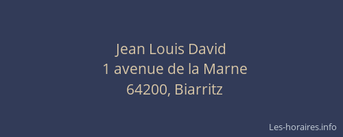 Jean Louis David