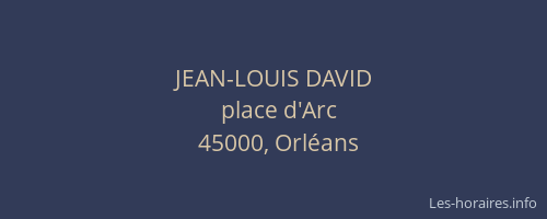 JEAN-LOUIS DAVID