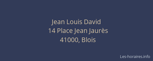Jean Louis David