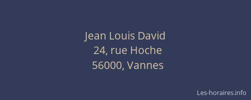 Jean Louis David