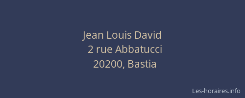 Jean Louis David