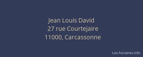 Jean Louis David