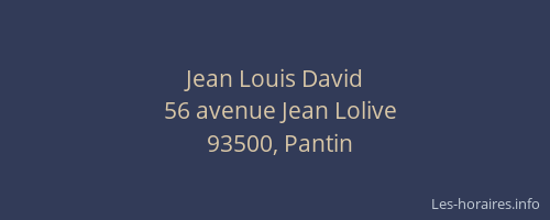 Jean Louis David