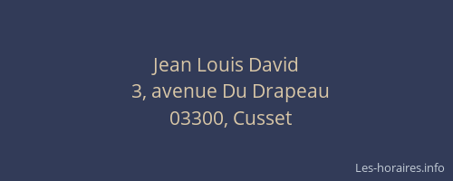 Jean Louis David