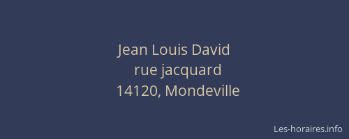 Jean Louis David