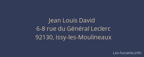 Jean Louis David