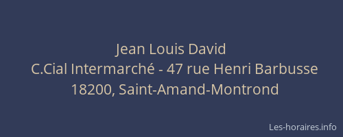 Jean Louis David