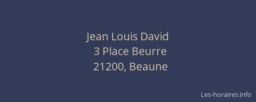 Jean Louis David