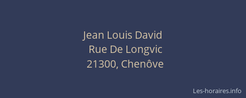 Jean Louis David