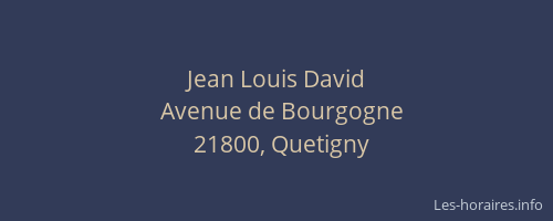 Jean Louis David